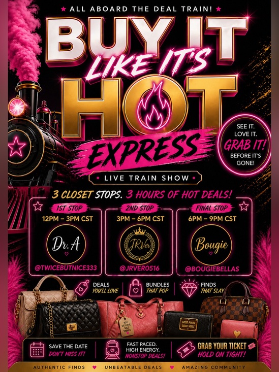Bougie Bella's Boutique Other - Bougie Bella's Live Show Flyer 🐶💜